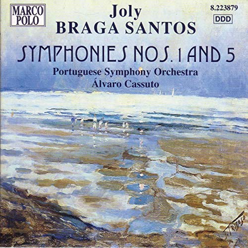 Cassutoportuguese Symp Orch - BRAGA SANTOS: Symphonies Nos. 1 and 5 [CD]