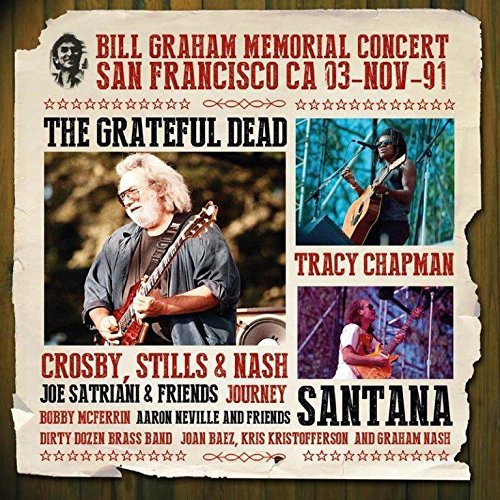 Grateful Dead, Tracy Chapman Plus Many More - Bill Graham Memorial Concert. San Francisco. Ca 03-Nov-91 [CD]