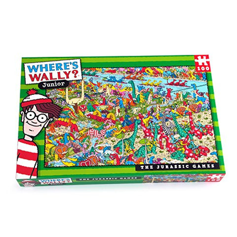 Wheres Wally Junior The Jurassic Games 100 Piece Puzzle