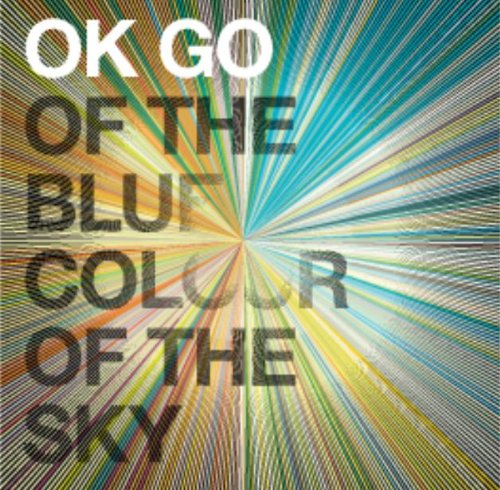 Ok Go album cover: colorful radial lines with bold white text.