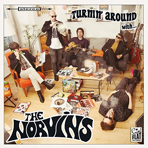CD cover: band members relaxing in a cluttered living room.