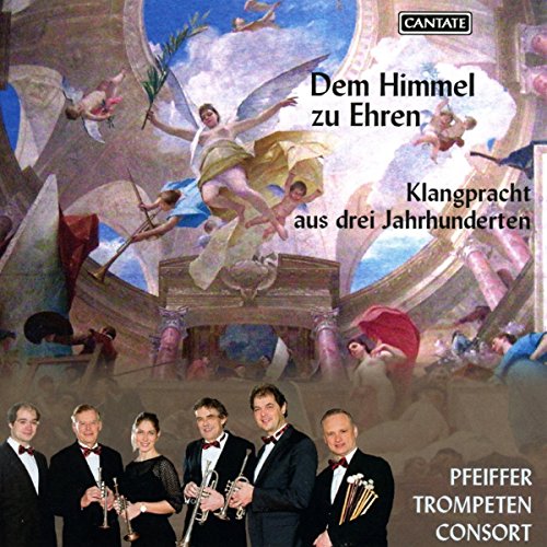CD cover: angels, musicians, and classical architecture in a painted scene.