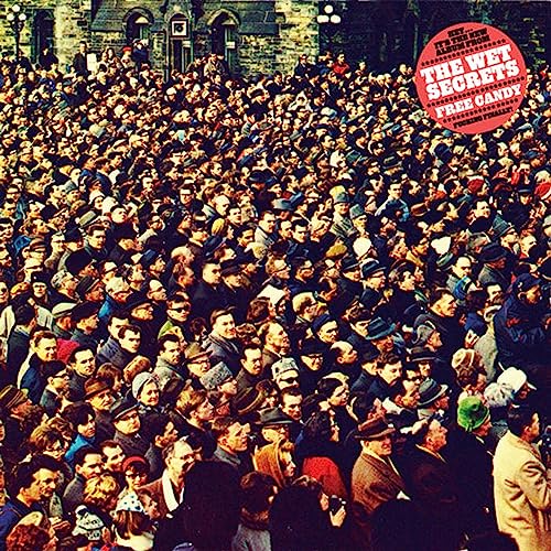 Vintage-style album cover with a dense crowd of people in hats.