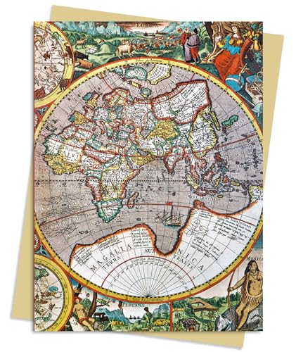 Pieter van den Keere: Antique Map Greeting Card Pack : Pack of 6