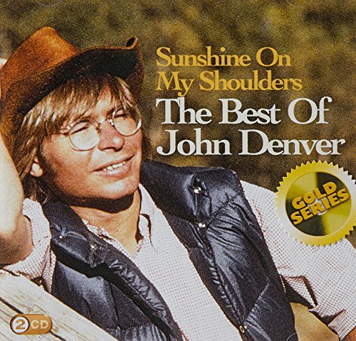 CD cover featuring John Denver wearing a hat and glasses, smiling.