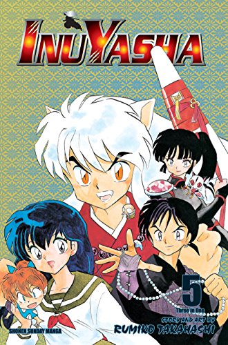 Cover of Inuyasha, Vol. 5 manga featuring Inuyasha and other characters.