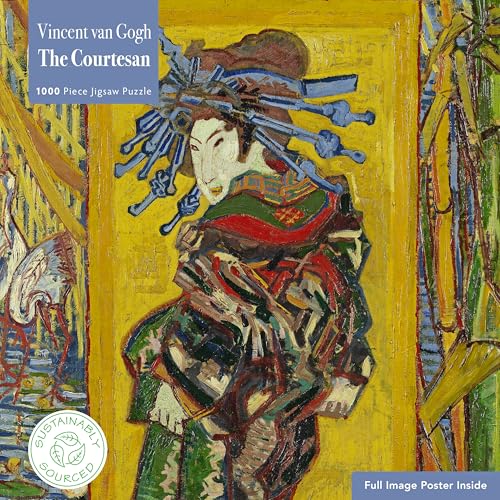 Adult Sustainable Jigsaw Puzzle Vincent van Gogh: The Courtesan : 1000-pieces. Ethical, Sustainable, Earth-friendly