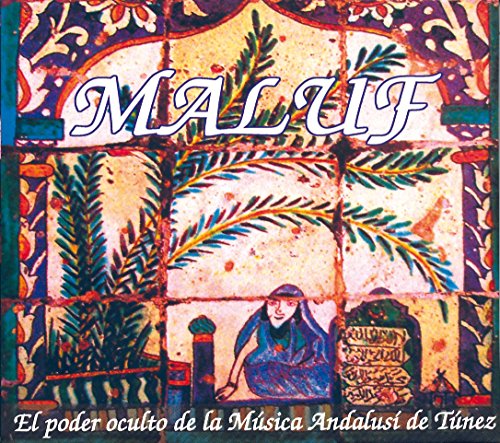 CD cover: "Maluf" title with ornate lettering and Tunisian imagery.