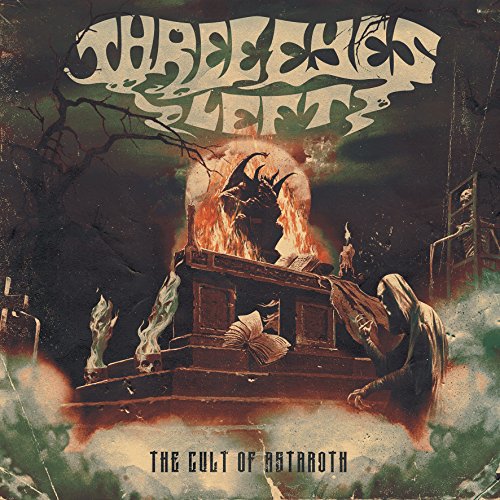 CD cover art: dark fantasy scene with figures and flames.