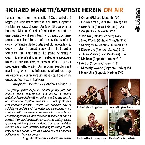 Richard Manetti & Baptiste Herbin - On Air [CD]