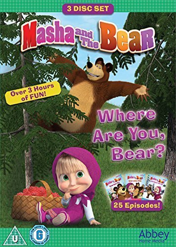Masha And The Bear - Where Are You, Bear? Triple Dvd Box Set [DVD]