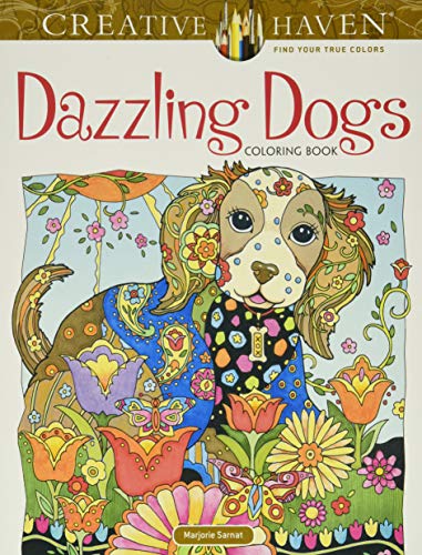 Creative Haven Dazzling Dogs Coloring Book (Creative Haven Coloring Books)