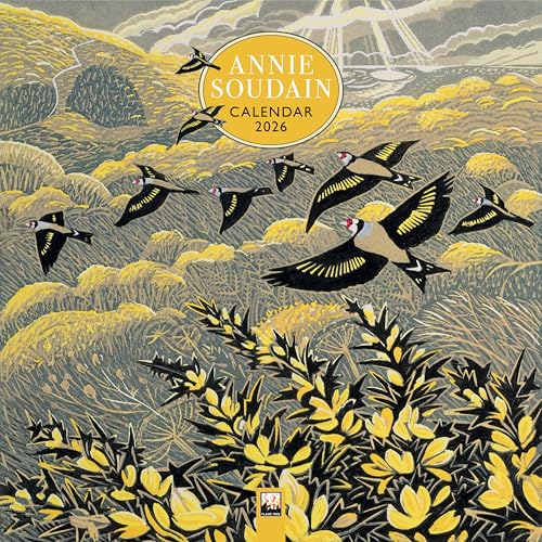 Annie Soudain Wall Calendar 2026 (Art Calendar) [Calendar] [2025] Flame Tree Studio