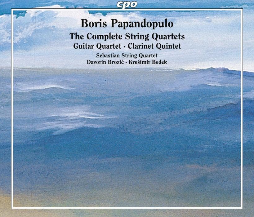 Sebastian Sq/brozic/bedek - Boris Papandopulo: The Complete String Quartets; Guitar Quartet; Clarinet Quintet [CD]