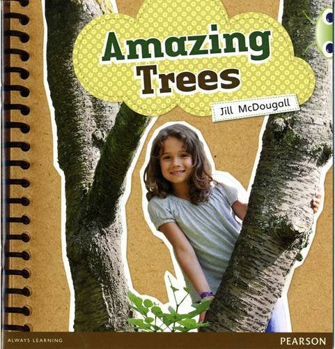 Book cover featuring trees and a young girl peeking from behind them.