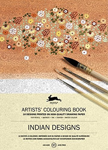 Indian Designs: Artists' Colouring Book (Multilingual Edition) (Artists' Colouring Books)