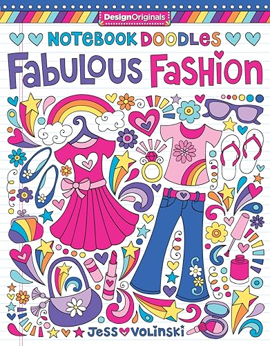 Notebook Doodles Fabulous Fashion : Coloring & Activity Book