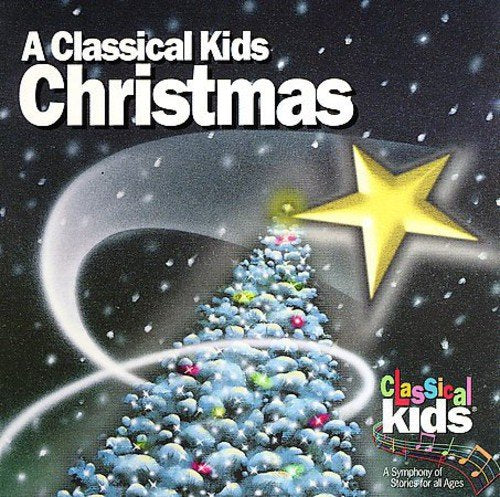 CD cover for "Classical Kids Christmas" featuring a star and tree.