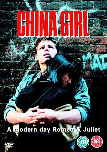 DVD cover for "China Girl" showing a couple embracing against a brick wall.