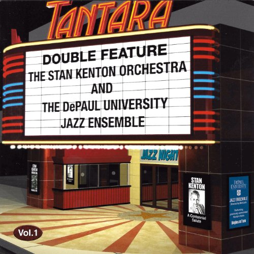 CD cover for "Kenton & Depaul - Double Feature: Volume 1" featuring a marquee.