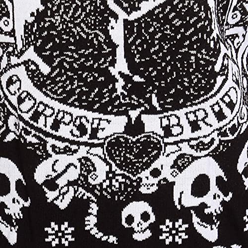 Corpse Bride - Bride skulls (Unisex Knitted Jumper) Large