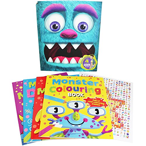Monster Backpack - 4 Activity Books