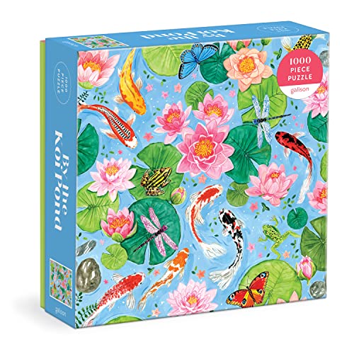 Galison 9780735376489 By The Koi Pond Jigsaw Puzzle, Multicoloured