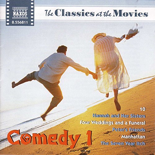 CD cover featuring a couple running on a beach, titled "Comedy 1".