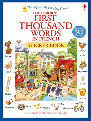 First Thousand Words in French Sticker Book: 1
