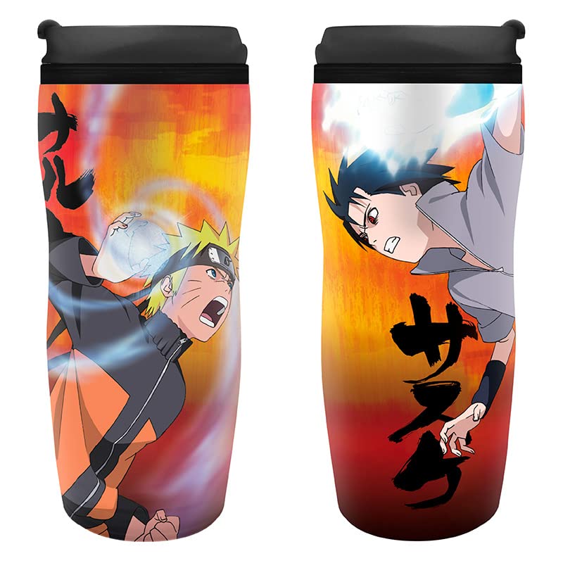 ABYSTYLE Naruto Naruto vs Sasuke Travel Mug