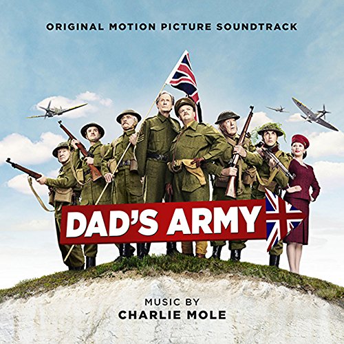 “Dad’s Army” movie soundtrack CD cover featuring a group of soldiers.