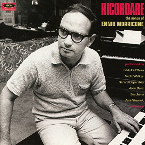 CD cover featuring Ennio Morricone, with artist names listed below.