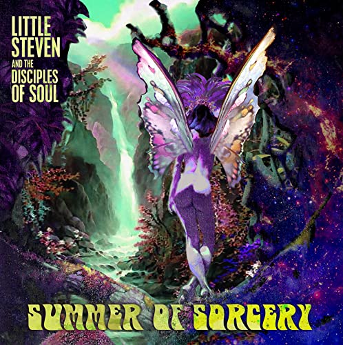 Album cover for Little Steven’s “Summer Of Sorcery” featuring a fairy-like figure.