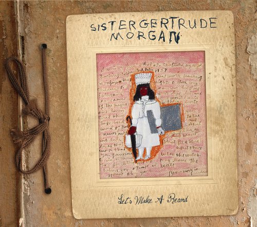 CD cover art: folk art portrait of Sister Gertrude Morgan teaching.