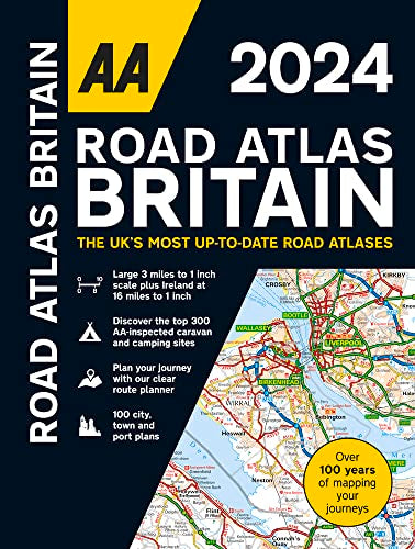 Road Atlas Britain 2024 Spiral bound (AA Road Atlas Britain) (AA UK Atlas Britain)