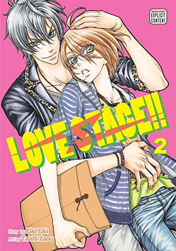 Manga cover with two young men in a close embrace, volume two.