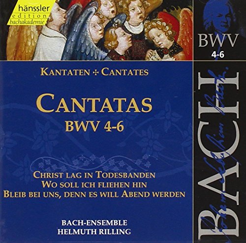 Rilling Bach-collegium Stuttg - Bach: Cantatas, BWV 4-6 (Edition Bachakademie Vol 2) /Rilling [CD]