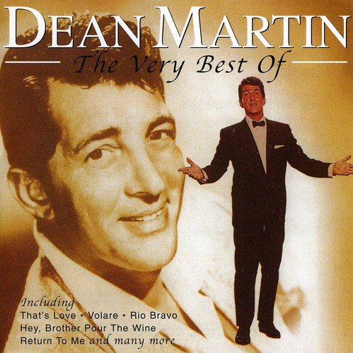 CD cover for "The Very Best Of Dean Martin" featuring the singer.