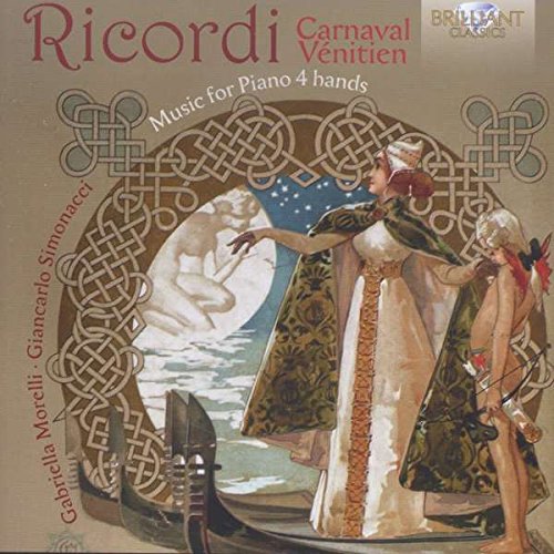 CD cover for “Carnaval Vénitien” featuring Venetian masked figures and gondolas.
