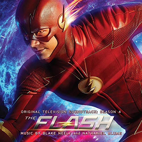 The Flash Season 4 soundtrack CD cover featuring the superhero in red.