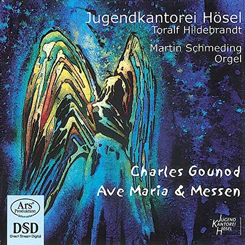 CD cover: Abstract painting of wings with text "Charles Gounod" and "Ave Maria.