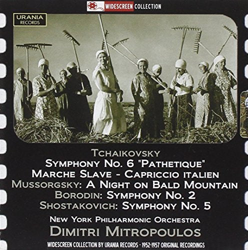 Mitropoulos / New York Philhar - Mitropoulos conducts Tchaikovsky, Mussorgsky, Borodin, Shostakovich [CD]