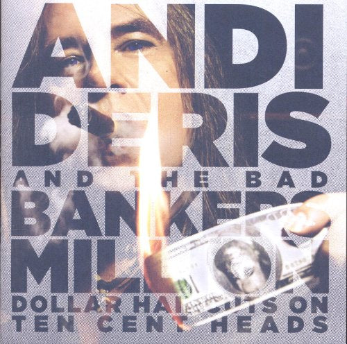 Album cover featuring portraits and a burning dollar bill graphic.