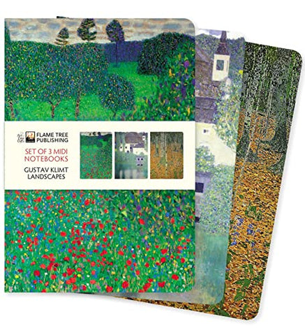 Gustav Klimt: Landscapes Set of 3 Midi Notebooks (Midi Notebook Collections)