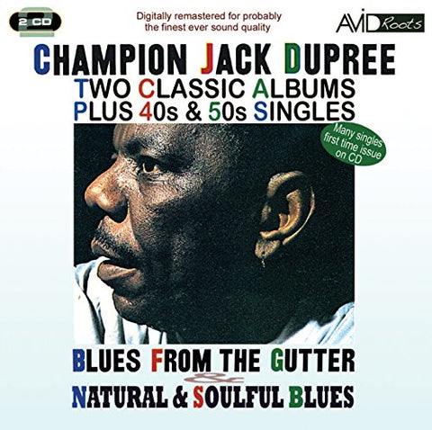 Various - Two Classic Albums Plus 40S & 50S Singles (Blues From The Gutter / Natural & Soulful Blues) [CD]