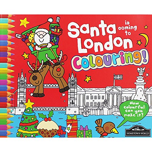 Santa is Coming to London Colouring