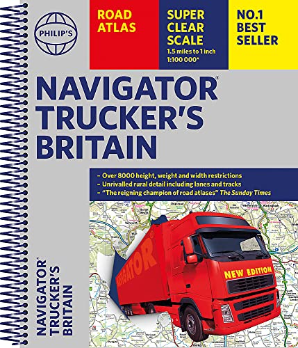 Philip's Navigator Trucker's Britain: Spiral: Spiral (Philip's Road Atlases)