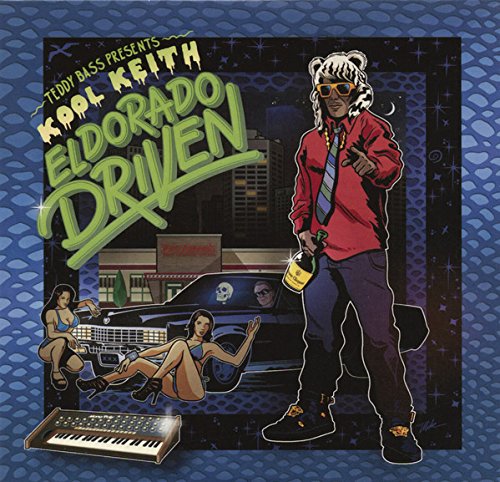 Album cover for Kool Keith’s “El Dorado Driven” featuring an illustrated scene.