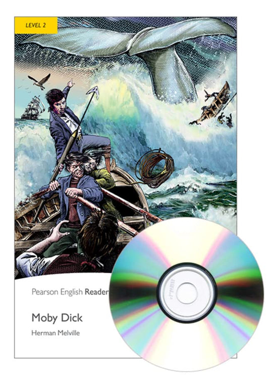 Book with white cover, blue accents, and MP3 audio pack, featuring a whale illustration.