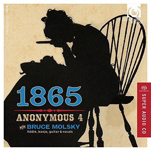CD cover: Silhouette of a woman with a man, text “1865” and “Anonymous 4”.